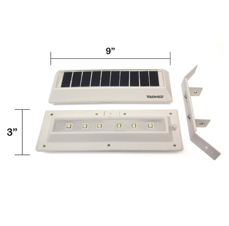 Touch Of ECO LITEAGENT PRO - Solar Dual Sided LED Post Light For Real Estate Signs, Business, Yard Sign Lighting - Includes Adjustable Sign Mounting Bracket - Image 5